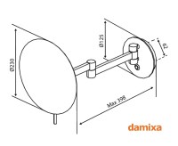 MEDIDAS ESPEJO AUMENTO x5 ZEN DAMIXA